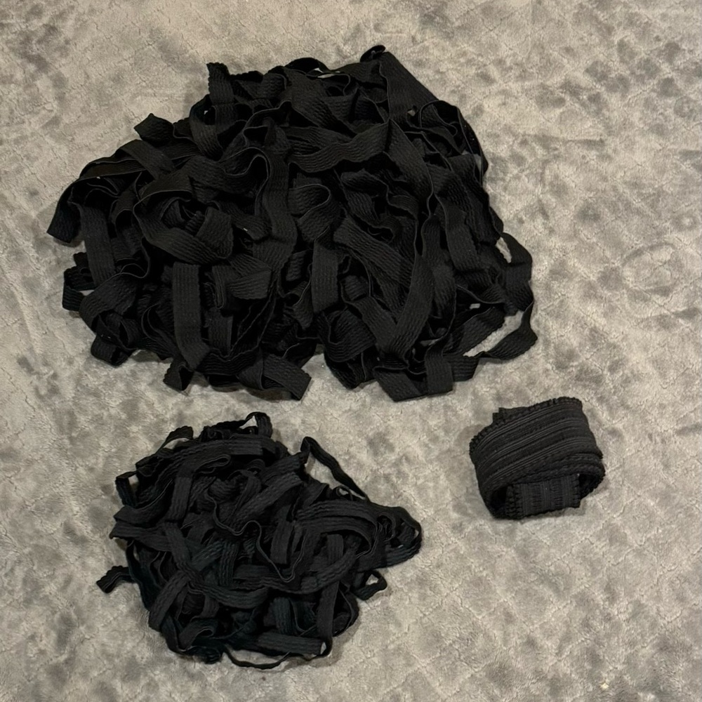 About 70 yards Black Woven streach waistband for sewing